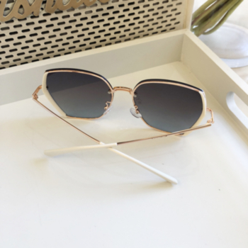 1 pc New style 3 colors oversized frame simple fashionable vintage sunglasses