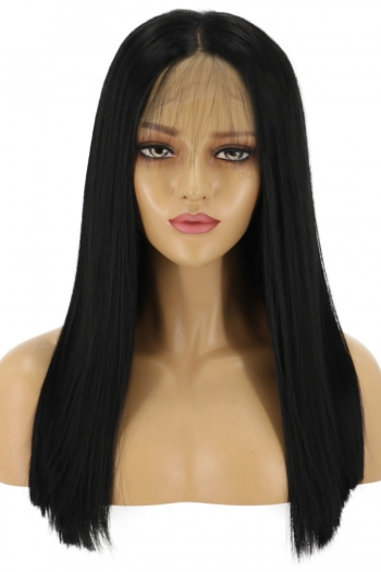 1 pc High quality synthetic front lace long straight wigs(Length:16 inch)