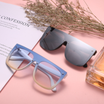 1 pc large frame square fashion sunglasses