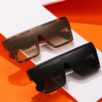 1 pc fashion five color simple and versatile big frame sunglasses