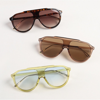 1 pc fashion five color retro metal plastic frame sunglasses