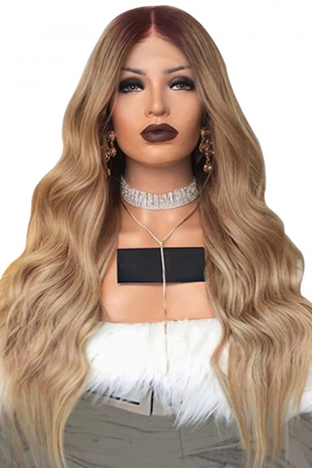 1 pc front lace synthetic high quality long curly wigs (length:26 inch)