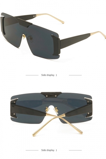 1 pc fashion steampunk retro frameless metal sunglasses