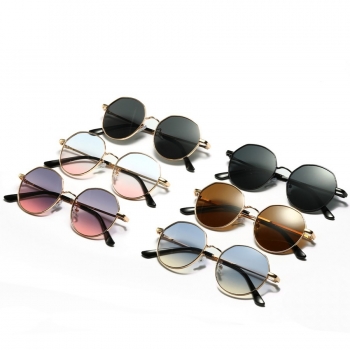 one pc fashion metal frame retro all-match simple sunglasses