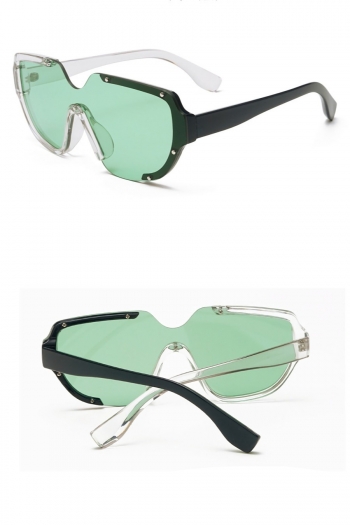 one pc fashion contrasting eyeglass frames uv protection sunglasses