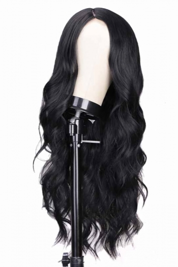 one pc stylish front lace synthetic wavy wig(length:26 inch)