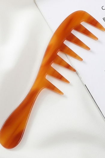one pc new acetate sheet anti-static marbling hair comb(size:19.1*5.2cm)