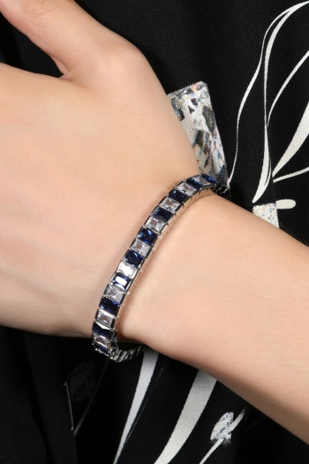 one pc new 3 colors high quality rhinestone spring buckle bracelet(length:7inch)