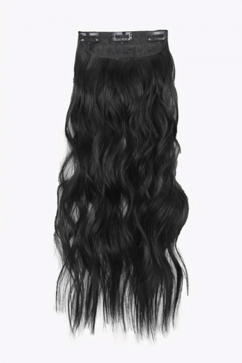 four pc set new stylish long curly synthetic wigs piece(length:50 cm)