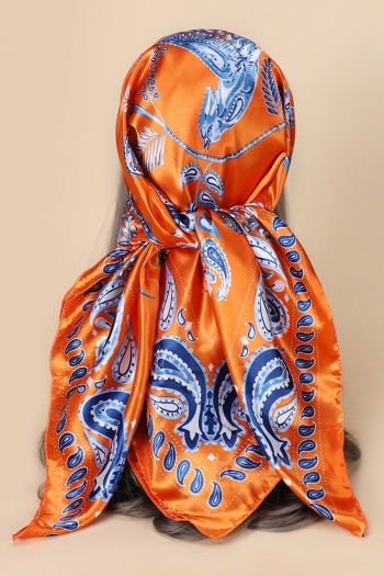 one pc new 3 colors cashew printing satin fashion scarf 90*90cm
