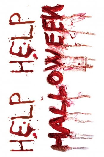 five pc set new halloween multi-elements letter wound horror realistic bloodstain waterproof tattoo stickers (size:105*60 mm)