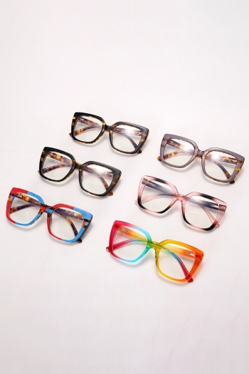 one pc new stylish six colors square frame uv protection polarized sunglasses