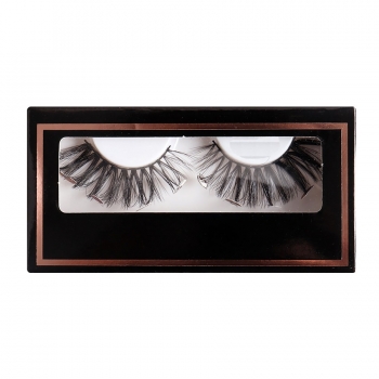 halloween one pair new pumpkin witch hat ghost decor cross multilayer synthetic false eyelashes with box(length:16mm)