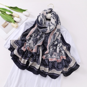 one pc new 3 colors cotton linen batch printing fashion scarf 180*90cm