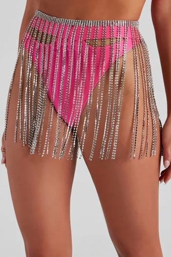 one pc new high quality fashion nightclub tassel rhinestone metal chain sexy body chain