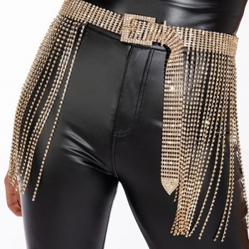 one pc new high quality tassel rhinestone sexy ajustable body chain