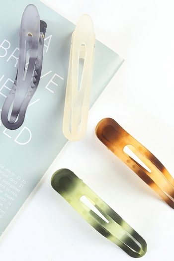 new 4 colors best sellers frosted amber pan hair cutout grip(length:12cm)