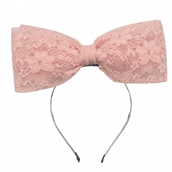 one pc new retro 4 colors super fairy lace bow hair hoop(size:22*20.5cm)