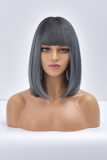 one pc new stylish daily synthetic short straight wigs (length:30-35 cm)