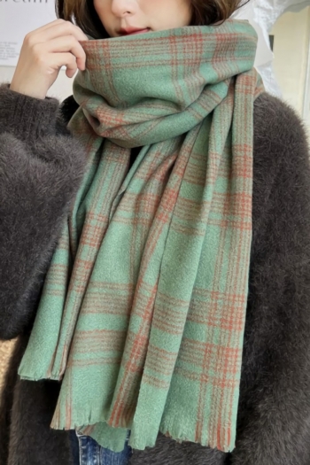 one pc new 4 colors fashion retro warm cashmere plaid scarf 70*190cm