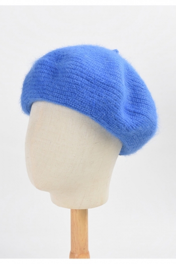 one pc 14 colors autumn and winter new simple knitted plush warmth beret 56-60cm