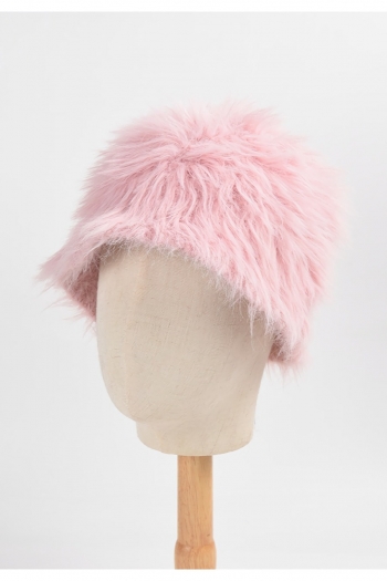 one pc 8 colors thermal faux fur long hair knit hat 55-60cm
