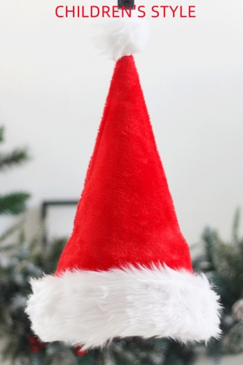 christmas children's style one pc velvet classic santa hat(about:54cm)