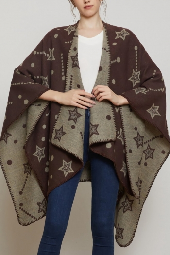 one pc new 5 colors cashmere star jacquard stylish warm shawl scarf 130*150cm