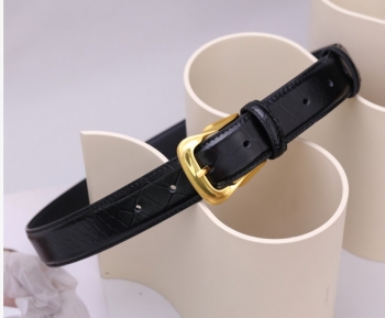 New pu crocodile print alloy buckle all-match belt(length:100cm,width:2.8cm)