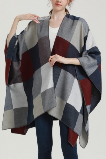 one pc new 7 colors cashmere plaid warm retro shawl 130*150cm
