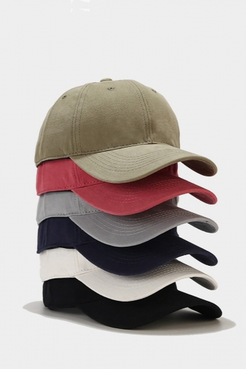 one pc stylish new 9 colors solid color adjustable baseball cap