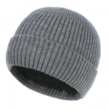 one pc stylish new 4 colors solid color warm knitted beanie 56-58cm