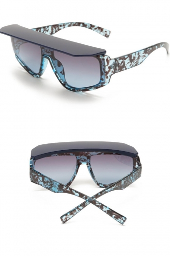 one pc fixed baffle cross beam uv-resistant sunglasses