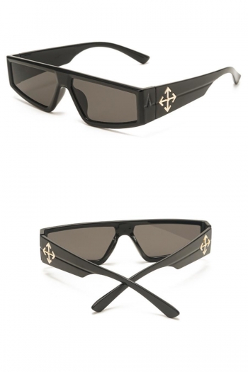 one pc narrow frame the arrow pattern uv-resistant sunglasses