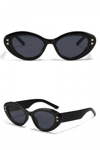 one pc stylish new 4 colors round shape rivet plastic frame sunglasses
