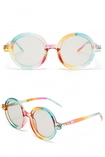 one pc stylish new 6 colors round big frame uv protection sunglasses