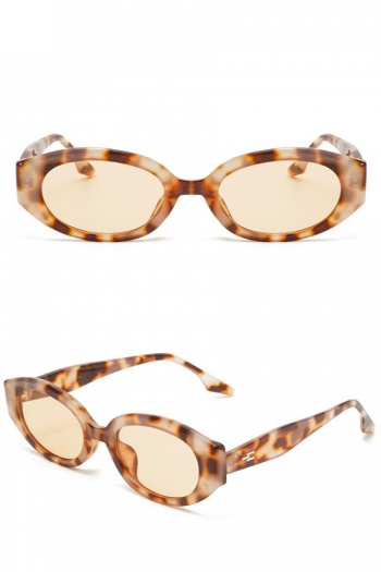 one pc stylish new 6 colors round plastic frame uv protection sunglasses