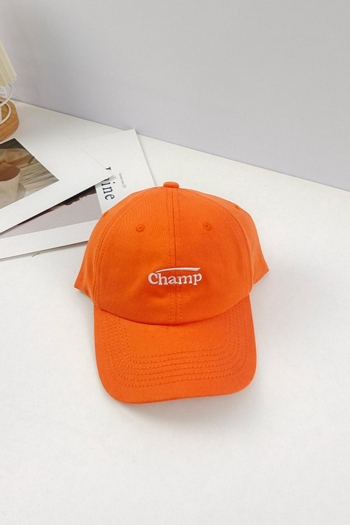 one pc simple 5 colors letter embroidery baseball cap 56-58cm