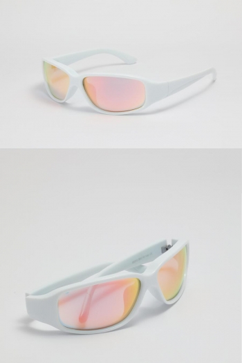 one pc stylish new 5 colors rectangle plastic frame uv protection sunglasses