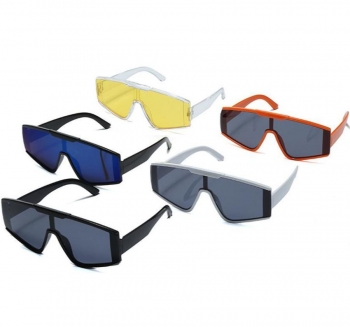 one pc stylish new 5 colors big frame outdoor uv protection sunglasses