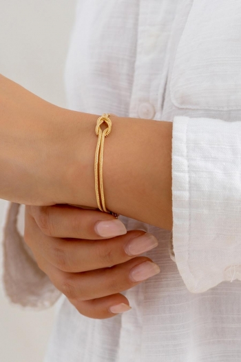 one pc metal chain kink design adjustable bracelets(length:15+5cm)