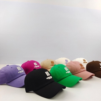 one pc letter decor breathable spring outing baseball cap 56-58cm