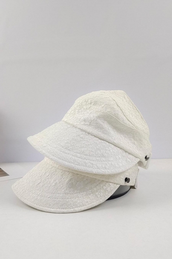 one pc seersucker wide-brimmed empty top velcro hat 56-58cm