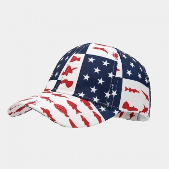  one pc print pattern adjustable baseball cap