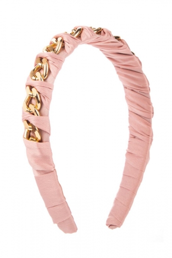one pc stylish new 6 colors metal chain kink hair hoop(width:3cm)