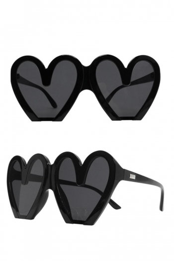 one pc stylish new 7 colors heart half frame uv protection sunglasses