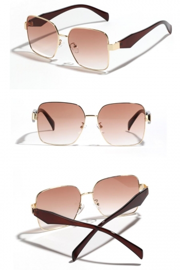 one pc stylish new 5 colors big metal frame uv protection sunglasses