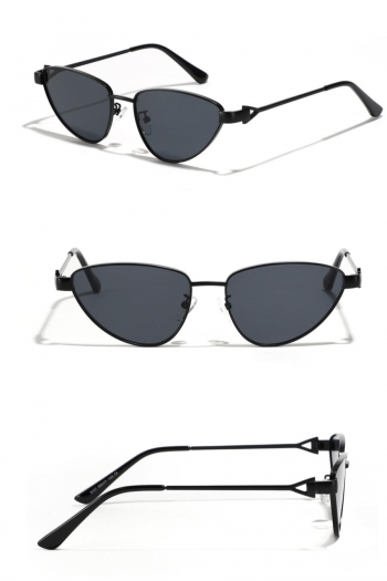 one pc stylish new 5 colors metal triangle frame uv protection sunglasses