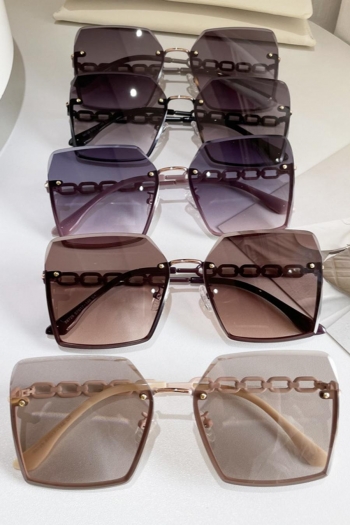 one pc stylish new 5 colors half metal frame uv protection sunglasses