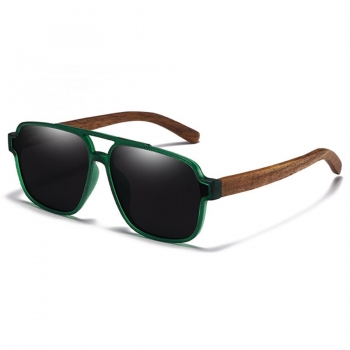 one pc stylish new 4 colors hollow plastic square frame polarized sunglasses